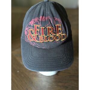 Game Of Thrones‎ "Fire & Blood" Targaryen Snapback Hat 2014 HBO